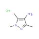 1,3,5-Trimethyl-1H-pyrazol-4-ylamine hydrochloride - chemical structure image