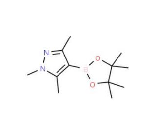1,3,5-Trimethyl-1H-pyrazole-4-boronic acid, pinacol ester (CAS 844891-04-9) - chemical structure image