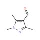1,3,5-Trimethyl-1H-pyrazole-4-carboxaldehyde (CAS 2644-93-1) - chemical structure image