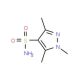 1,3,5-trimethyl-1H-pyrazole-4-sulfonamide - chemical structure image