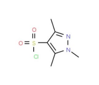 1,3,5-Trimethyl-1H-pyrazole-4-sulphonyl chloride (CAS 59340-27-1) - chemical structure image