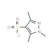 1,3,5-Trimethyl-1H-pyrazole-4-sulphonyl chloride (CAS 59340-27-1) - chemical structure image