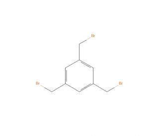 1,3,5-Tris(bromomethyl)benzene (CAS 18226-42-1) - chemical structure image
