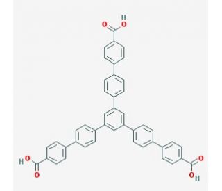 1,3,5-Tris(4&prime;-carboxy[1,1&prime;-biphenyl]-4-yl)benzene (CAS 911818-75-2) - chemical structure image