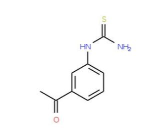 1-(3-Acetylphenyl)-2-thiourea (CAS 86801-04-9) - chemical structure image