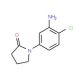 1-(3-Amino-4-chloro-phenyl)-pyrrolidin-2-one - chemical structure image
