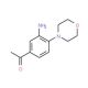 1-(3-Amino-4-morpholinophenyl)-1-ethanone - chemical structure image
