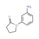 1-(3-Amino-phenyl)-pyrrolidin-2-one - chemical structure image