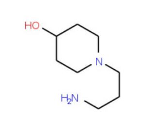 1-(3-Amino-propyl)-piperidin-4-ol (CAS 4608-78-0) - chemical structure image