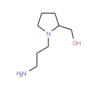 [1-(3-Amino-propyl)-pyrrolidin-2-yl]-methanol - chemical structure image