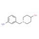 1-(3-aminobenzyl)piperidin-4-ol - chemical structure image