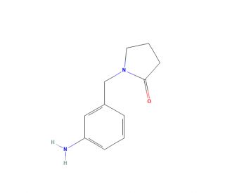 1-(3-aminobenzyl)pyrrolidin-2-one - chemical structure image
