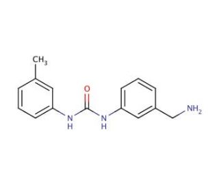 1-[3-(aminomethyl)phenyl]-3-(3-methylphenyl)urea - chemical structure image