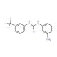 1-(3-aminophenyl)-3-[3-(trifluoromethyl)phenyl]urea - chemical structure image