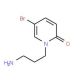 1-(3-aminopropyl)-5-bromo-1,2-dihydropyridin-2-one - chemical structure image