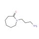 1-(3-aminopropyl)azepan-2-one 的分子结构, CAS编号: 24566-95-8 1-(3-aminopropyl)azepan-2-one (CAS 24566-95-8) - chemical structure image