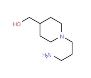 [1-(3-Aminopropyl)piperidin-4-yl]methanol - chemical structure image