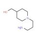 [1-(3-Aminopropyl)piperidin-4-yl]methanol - chemical structure image