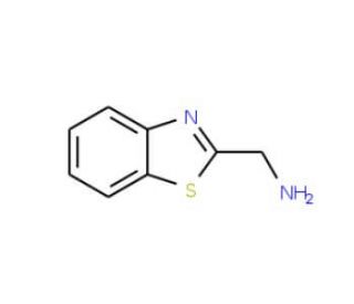1,3-benzothiazol-2-ylmethylamine (CAS 42182-65-0) - chemical structure image