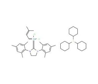[1,3-Bis(2,4,6-trimethylphenyl)-2-imidazolidinylidene]dichloro(3-methyl-2-butenylidene) (tricyclohexylphosphine)ruthenium(II)