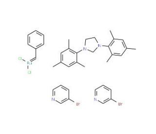 [1,3-Bis(2,4,6-trimethylphenyl)-2-imidazolidinylidene]dichloro(benzylidene)bis(3-bromopyridine)ruthenium(II) (CAS 900169-53-1