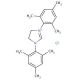 1,3-Bis(2,4,6-trimethylphenyl)imidazolinium chloride (CAS 173035-10-4) - chemical structure image