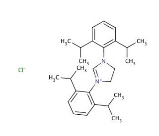 1,3-Bis-(2,6-diisopropylphenyl)imidazolinium chloride (CAS 258278-25-0) - chemical structure image