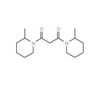 1,3-Bis-(2-methyl-piperidin-1-yl)-propane-1,3-dione - chemical structure image