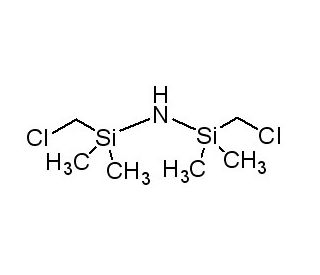 1,3-Bis(chloromethyl)-1,1,3,3-tetramethyldisilazane (CAS 14579-91-0) - chemical structure image