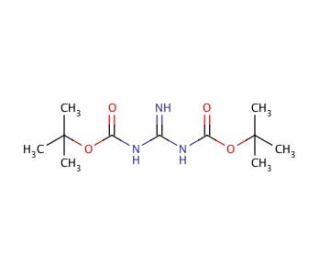 1,3-Bis(tert-butoxycarbonyl)guanidine (CAS 154476-57-0) - chemical structure image