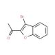 1-(3-Bromo-1-benzofuran-2-yl)-1-ethanone (CAS 99661-02-6) - chemical structure image