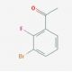 1-(3-Bromo-2-fluoro-phenyl)-ethanone (CAS 161957-61-5) - chemical structure image