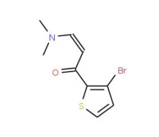 1-(3-Bromo-2-thienyl)-3-(dimethylamino)-2-propen-1-one - chemical structure image