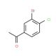 1-(3-Bromo-4-chlorophenyl)ethanone (CAS 54826-14-1) - chemical structure image