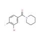1-(3-Bromo-4-fluorobenzoyl)piperidine (CAS 1033201-74-9) - chemical structure image