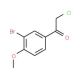 1-(3-bromo-4-methoxyphenyl)-2-chloroethanone - chemical structure image