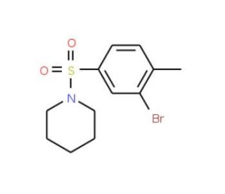 1-(3-Bromo-4-methylphenylsulfonyl)piperidine (CAS 850429-73-1) - chemical structure image