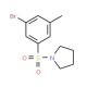 1-(3-Bromo-5-methylphenylsulfonyl)pyrrolidine (CAS 1020252-96-3) - chemical structure image