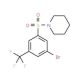 1-(3-Bromo-5-trifluoromethylphenylsulfonyl)piperidine (CAS 951884-69-8) - chemical structure image