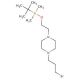 1-{3-Bromo-propyl)-4-[2-(tert-butyl-diphenyl-silanyloxy)ethyl]-piperazine - chemical structure image