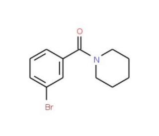 1-(3-Bromobenzoyl)piperidine (CAS 59507-53-8) - chemical structure image