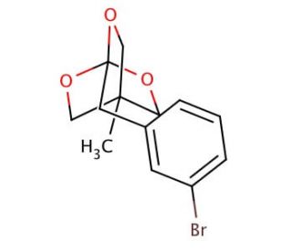 1-(3-Bromobenzyl)-4-methyl-2,6,7-trioxabicyclo[2.2.2]octane (CAS 951885-61-3) - chemical structure image