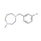 1-(3-Bromobenzyl)-4-methylhomopiperazine (CAS 414885-80-6) - chemical structure image