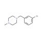 1-(3-Bromobenzyl)-4-methylpiperazine (CAS 331977-03-8) - chemical structure image