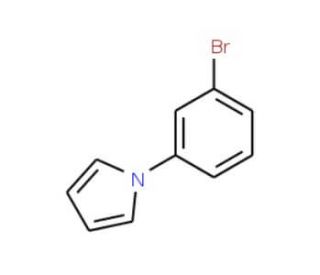 1-(3-Bromophenyl)-1H-pyrrole (CAS 107302-22-7) - chemical structure image