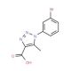 1-(3-bromophenyl)-5-methyl-1H-1,2,3-triazole-4-carboxylic acid - chemical structure image