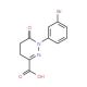 1-(3-bromophenyl)-6-oxo-1,4,5,6-tetrahydropyridazine-3-carboxylic acid - chemical structure image