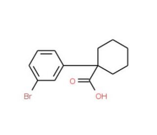 1-(3-bromophenyl)cyclohexanecarboxylic acid - chemical structure image