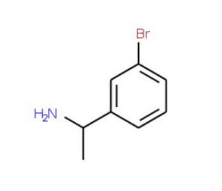 1-(3-bromophenyl)ethanamine (CAS 176707-77-0) - chemical structure image