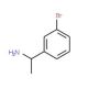 1-(3-bromophenyl)ethanamine (CAS 176707-77-0) - chemical structure image